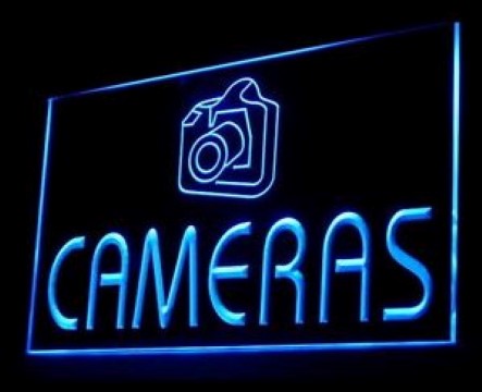 Cameras Target LED Neon Sign